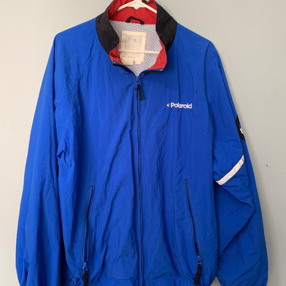 Blue Nautica Polaroid Jacket Vintage